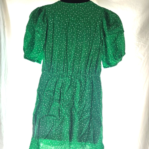 Adorable Polka Dot Green Dress EUC - Picture 8 of 9
